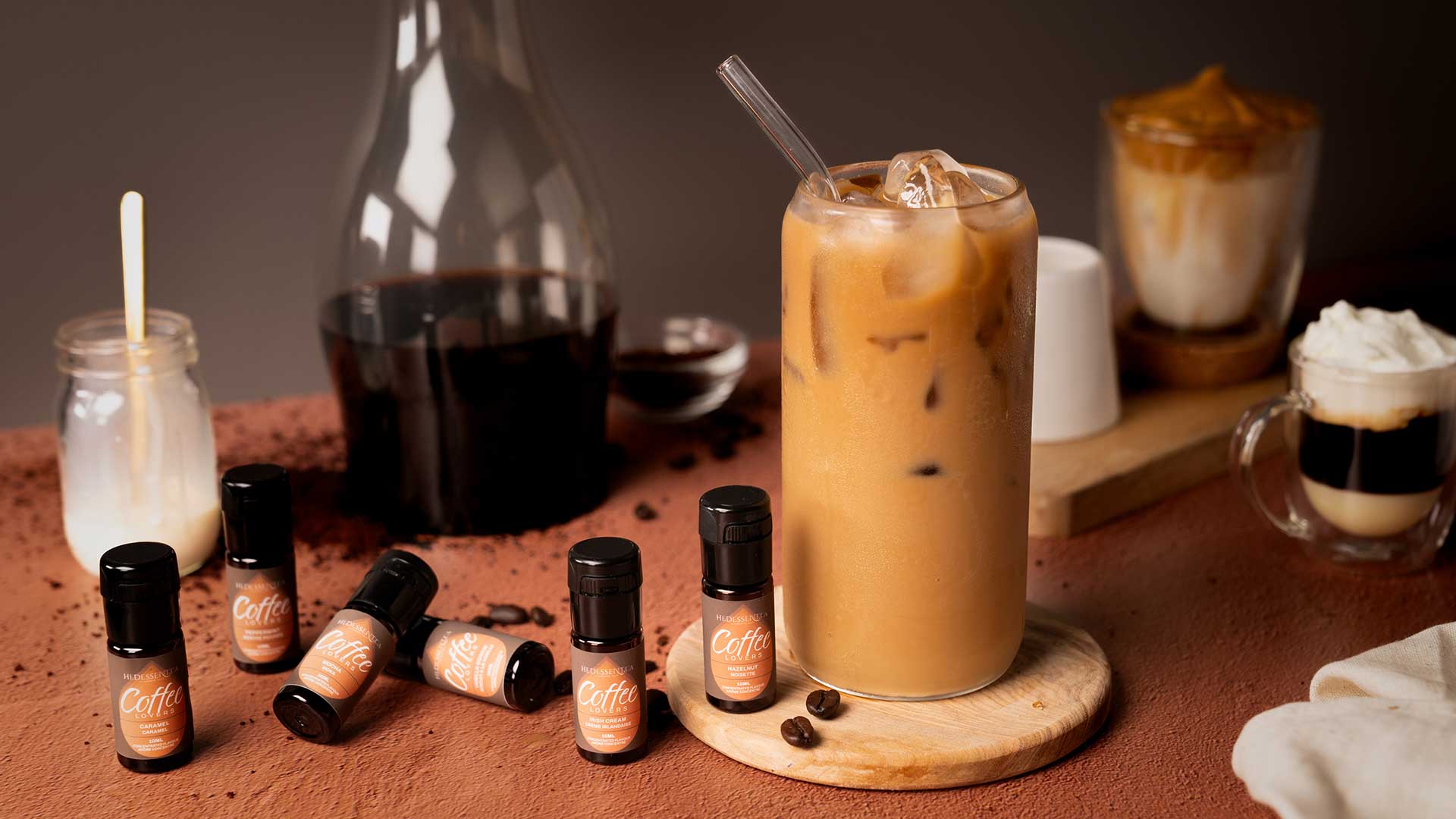 Hedessent Flavour Drops for flavoured Coffee