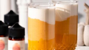 Candy Corn inspired smoothie