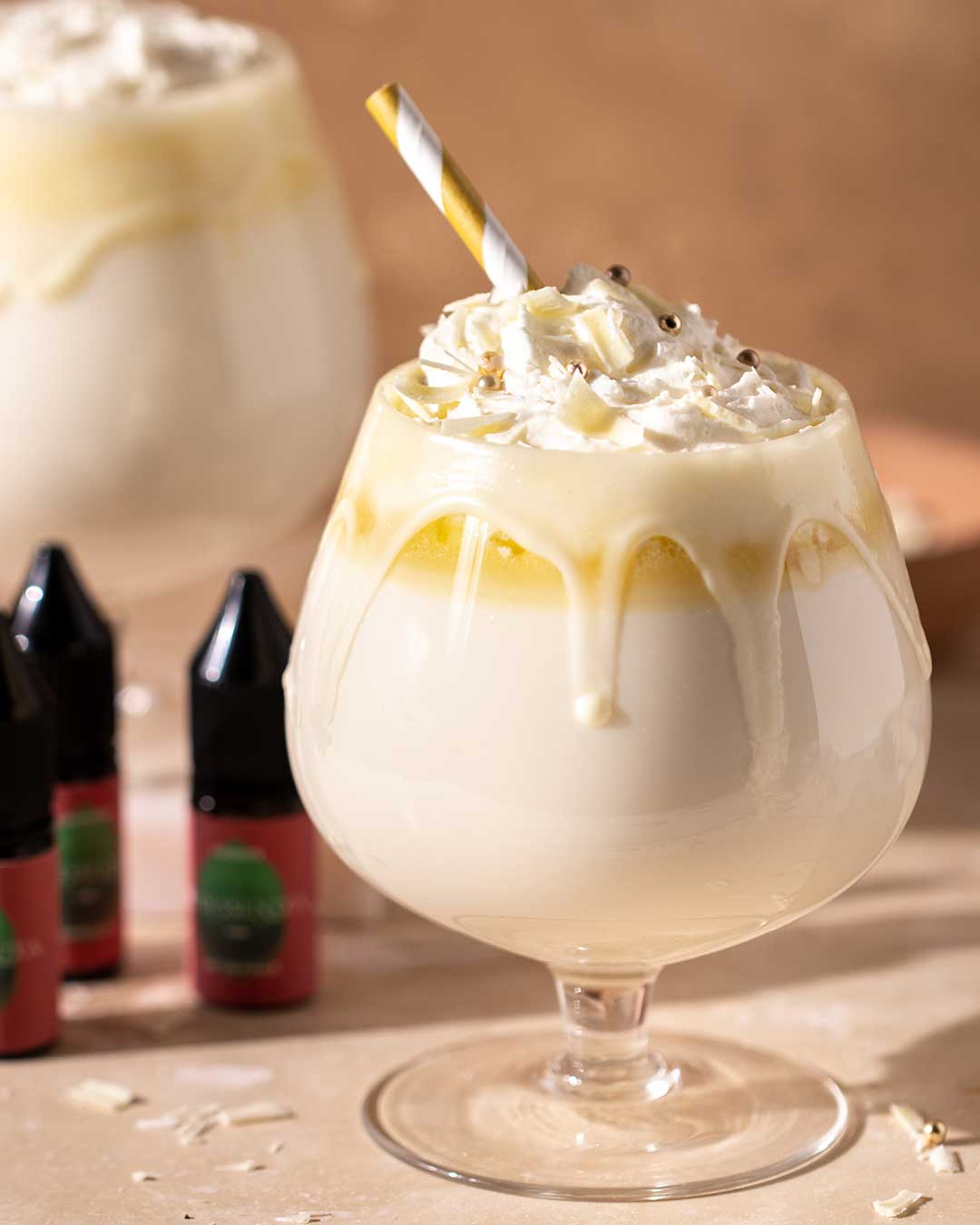 Eggnog Hot Chocolate with Flavour Drops