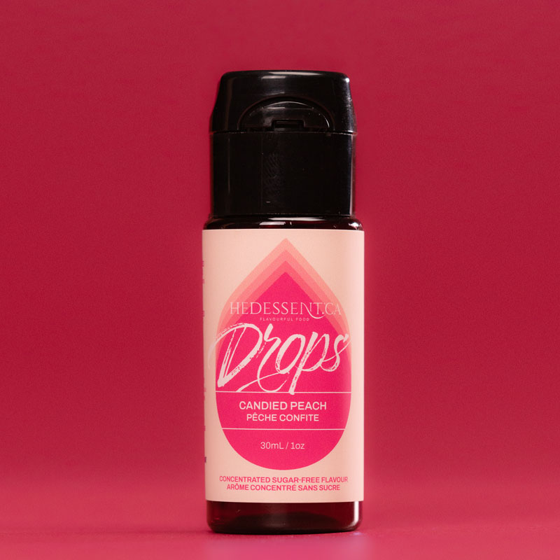 Candied Peach Flavour Drops