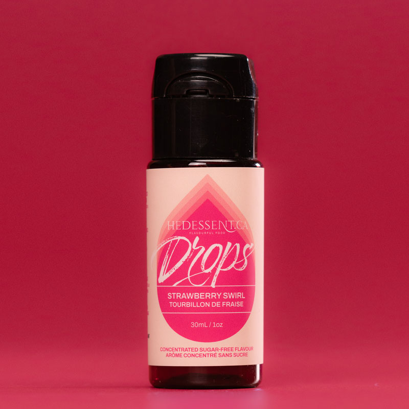 Strawberry Swirl Flavour Drops