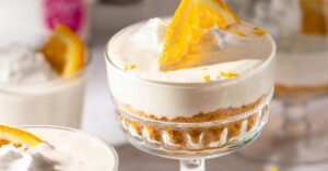 Hedessent Creamsicle No-Bake Cheesecake